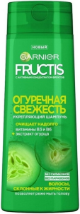 Шампунь Garnier Fructis Огуречная свежесть для волос склонных к жирности, 250мл 3600541970670
