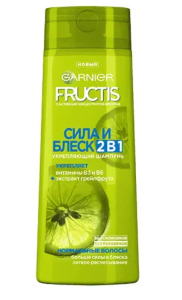 Шампунь Garnier Fructis Сила и Блеск для нормальных волос, 400мл 3600542106917