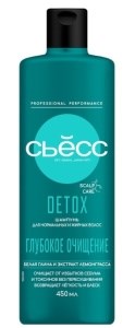 Шампунь для волос СЬЕСС DETOX  450мл 4605966017541