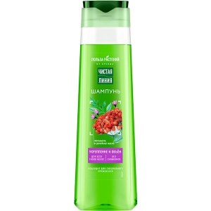 Шампунь  для волос Укрепление и Объем Чистая Линия  385 мл 8714100854556