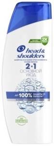 Шампунь-бальзам 2в1 против перхоти HEAD & SHOULDERS Основной уход, 360 мл 8700216351379