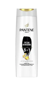 Шампунь-бальзам-ополаскиватель интенсивный уход 3в1 Пантин Густые и крепкие 360мл 8001090673329