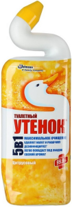 Средство чистящее для унитаза Туалетный Утенок 5в1 Цитрусовый, 900мл 5000204326192