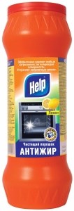Чистящий порошок Help Антижир Лимон 400 г 4605845004907