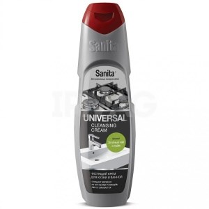 Чистящий крем Sanita Универсал Зеленый чай и лайм 600 мл 4602984009176