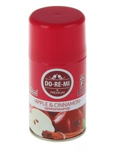 Освежитель воздуха Сменный баллон ДО-РЕ-МИ Премиум «Яблоко и корица»  250мл 4600171532322