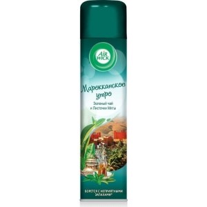 AИРВИК Освежитель воздуха    Марокканское утро (Листочки мяты и Зеленый чай) 290 мл 4640018993145