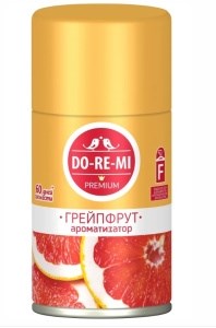 Освежитель воздуха Сменный баллон ДО-РЕ-МИ Премиум «Грейпфрут фреш»  250мл 4600171532148