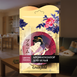Ароматизатор для белья Greenfield Цветок пиона 15 г 4607017943793
