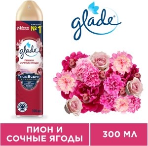 Освежитель воздуха Glade Пион и сочные ягоды 300 мл 4620000433552