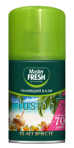 Master FRESH Освежитель воздуха сменный баллон Манящий Бали 250 мл 4620739985148