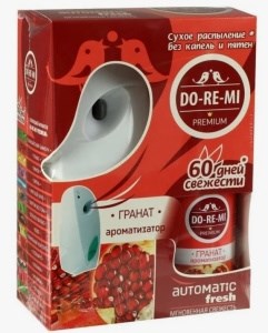 Комплект Автоматический освежитель ДО-РЕ-МИ Премиум Гранат 4600171532674