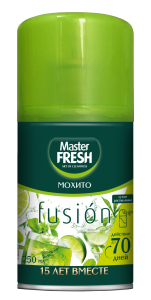 Master FRESH освежитель воздуха сменный баллон Мохито 250 мл 4620739980273