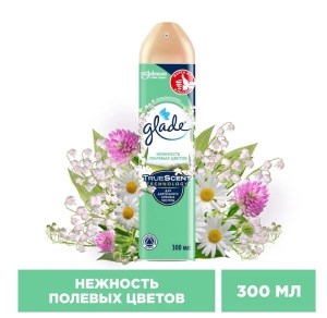 Освежитель воздуха Glade Нежность полевых цветов 300 мл 4620000433941
