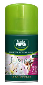 Master FRESH смен. баллон д/ авт спрея Нежность хлопка и лилии 250 мл 4620739985193