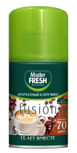 Master FRESH Освежитель воздуха сменный баллон Ароматный капучино 250 мл 4620739976283