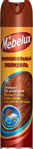 Полироль универсальный для любых поверхностей Mebelux 300 мл 4606682000701