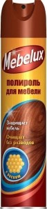 Полироль с воском Mebelux 300  мл 4606682000718