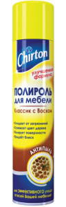 Полироль для мебели Chirton Антипыль Классик с воском 300 мл 4607145644173