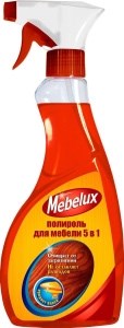 МЕБЕЛЮКС   Полироль  5в1 для любых поверхностей 500 мл 4600104032356