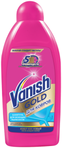 Шампунь для моющих пылесосов Vanish Gold, 450мл 4607109400555