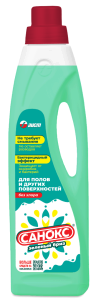 Средство для мытья пола и других поверхностней САНОКС Зелёный бриз 950мл 4600905002015