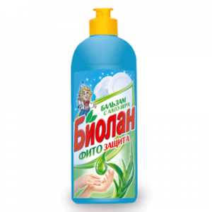 Средство для мытья посуды Биолан Бальзам Алоэ Вера 450 мл 4604049095933