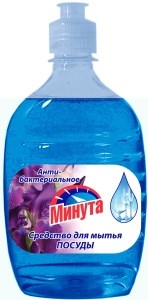 Средство для мытья посуды Минута Антибактериальное 500 мл 4605845000060