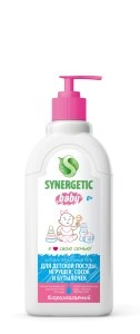 Средство для мытья детской посуды, игрушек, сосок и бутылочек Synergetic 500 мл 4623722258274
