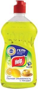 Гель для мытья посуды Help Лимон 500 мл 4605845000527