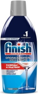 FINISH   Блеск и защита Ополаскиватель для п/м машины  450 мл 4640018997594