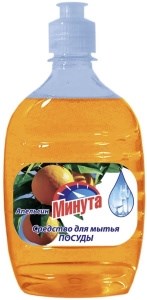 Средство для мытья посуды Минута Апельсин 500 мл 4605845000411