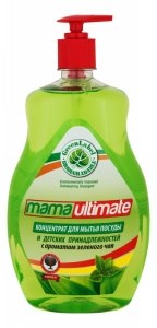 Гель для мытья посуды Mama Ultimate Зеленый чай 1 л 8809193049139