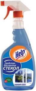 Средство для мытья стекол Help Свежий озон 750 мл 4605845000138