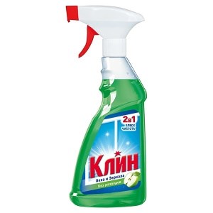 Средство для мытья окон и зеркал Clin Яблоко спрей 500 мл 4660286500463