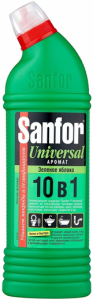 Чистящее средство для сантехники Sanfor Universal 10в1 Зеленое яблоко 750 мл 4602984004041