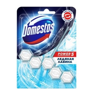Подвесной блок для унитаза Domestos Ледяная лавина  50 г 8720633001855