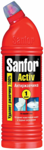 Чистящее средство для сантехники Sanfor Activ Антиржавчина 750 мл 4602984002498