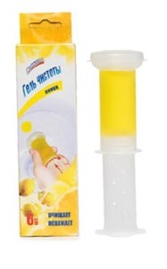 Гелевый освежитель для унитаза Свежика WC Лимон 37 г 4607023654980