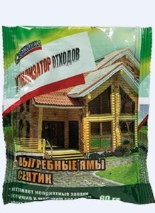 Септик для выгребных ям Свежинка Утилизатор отходов 60 г 4607023655963