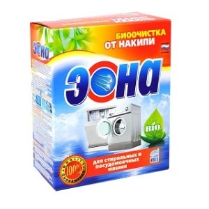 Средство  для удаления накипи ЭОНА Био  в стиральных и посудмоечных машинах 300 гр 4607077541694