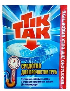 Средство для прочистки труб Chirton TikTak в гранулах 90 г 4607145644791