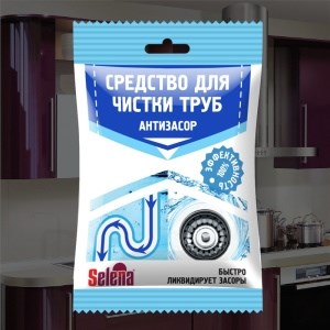 Средство от засора Selena Антизасор 90 г 4607017940228
