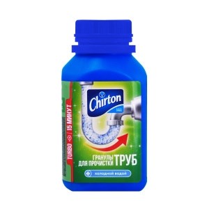 Средство (порошок) для прочистки канализационных труб ХОЛОДНОЙ водой Чиртон 300 гр 4670013306244