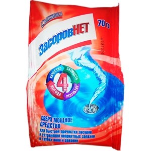 Средство от засора Свежинка ЗасоровНЕТ 70 г 4607023650470