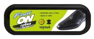 Губка для обуви "Foot ОN" черный 4600171535323