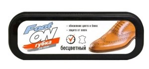 Губка для обуви "Foot ОN" бесцветный 4600171535330