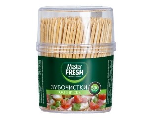 Master FRESH Зубочистки в пластик баночке,  500шт 4620739981034