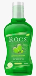 Ополаскивательдля рта  R.O.C.S. Двойная мята, 250 мл 4607034474713