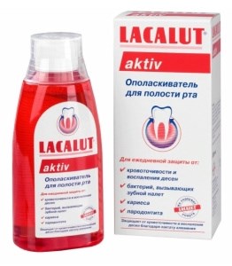 Ополаскиватель для полости рта LACALUT Аktiv 300 мл 4016369666807